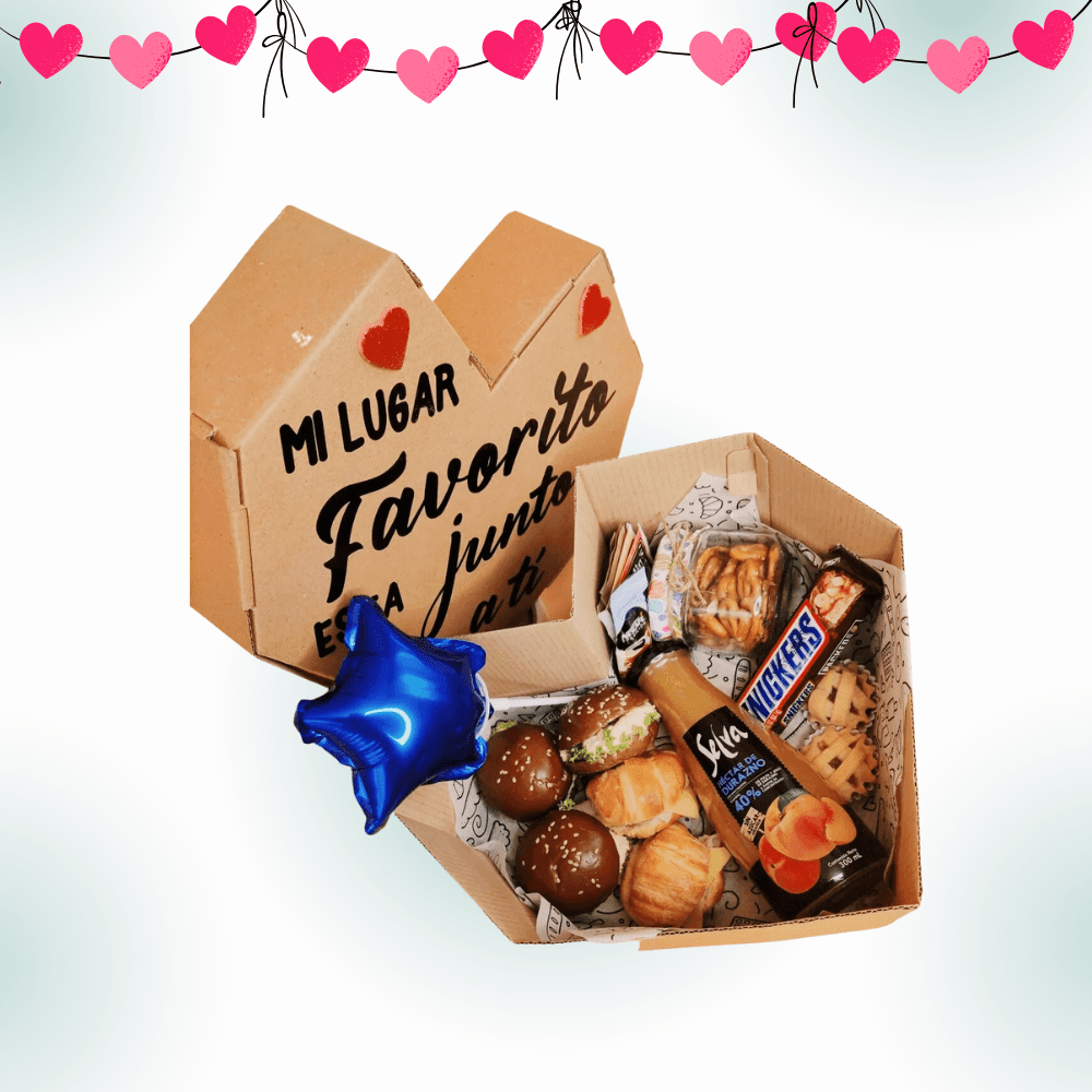 Box mi corazón para ti