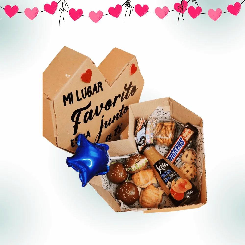 Box mi corazón para ti