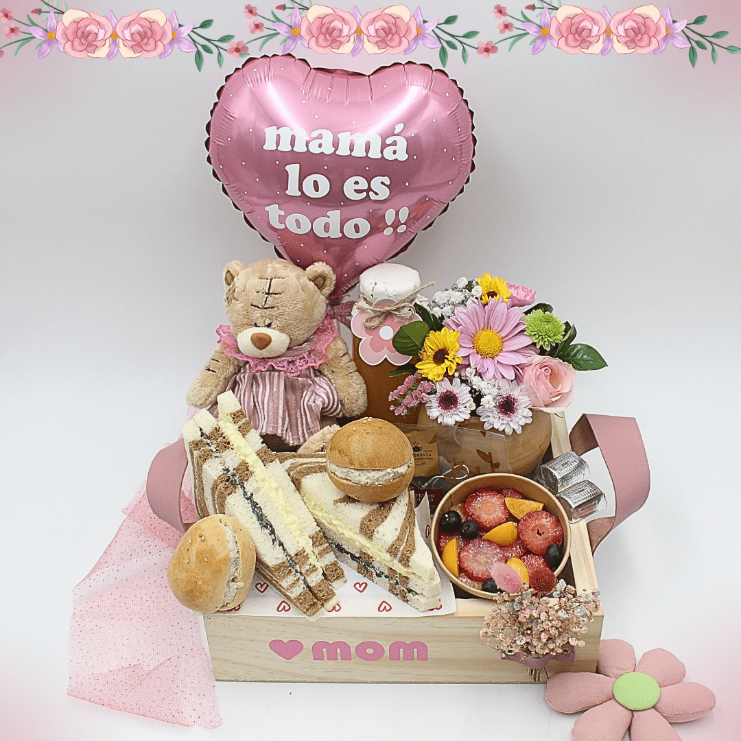 Desayuno Flores para mamá