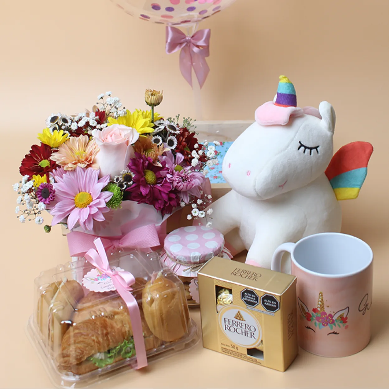 Desayuno Sueño de Unicornio temático en Lima
