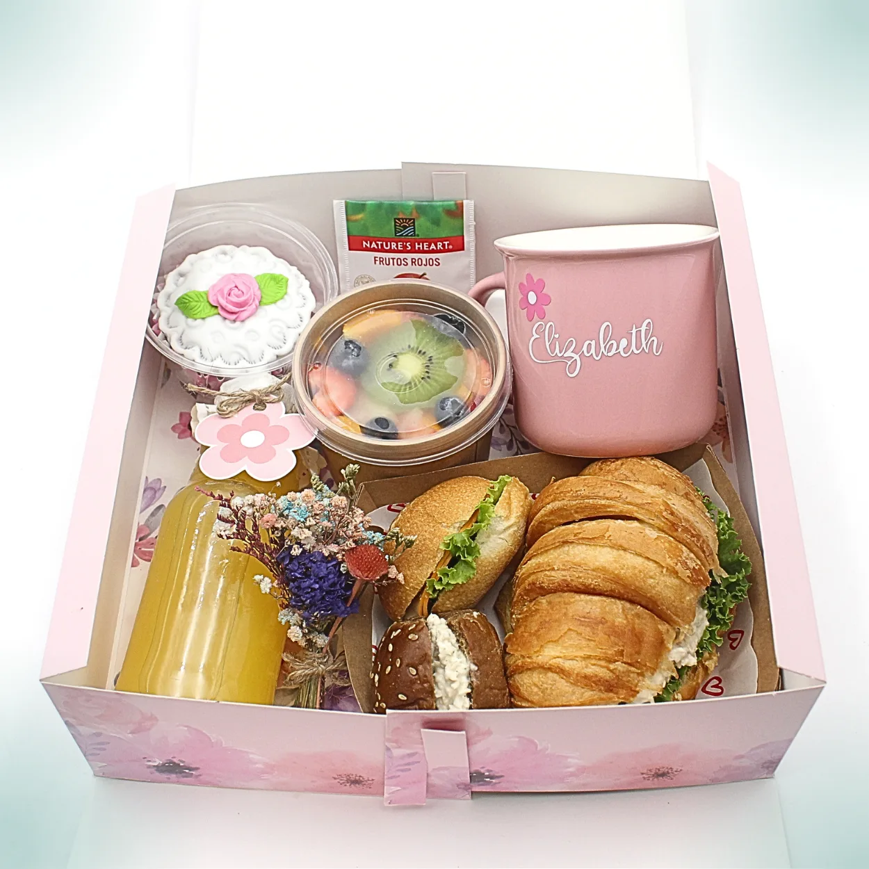 Desayuno Amanecer Radiante Desayuno Amanecer Radiante con taza personalizada en Lima