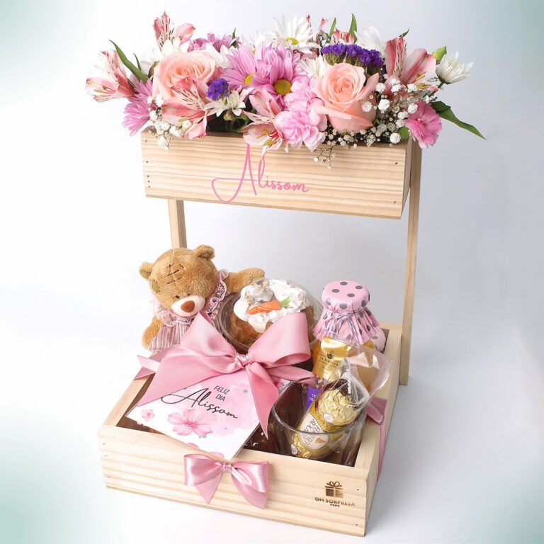 Desayuno sorpresa con flores, peluche y detalles personalizados para regalar en Lima